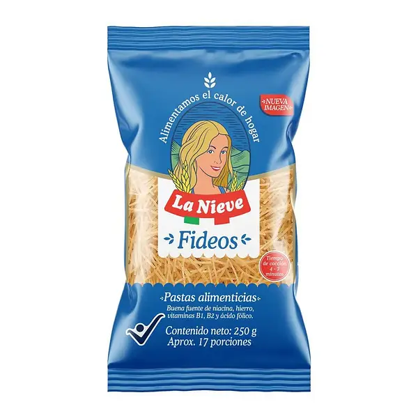 Pasta Nieve Fideo 250Gr