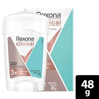 Desodorante Rexona Barra Women Clean Scent 48gr