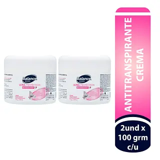 Desodorante Balance Crema Ultra Women 2Unx100Gr
