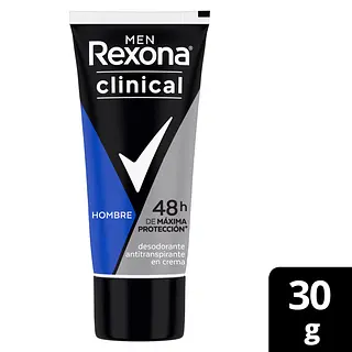 Desodorante Rexona Tubo Clinical Men 30Gr