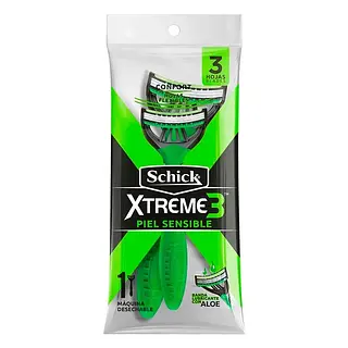 Prestobarba Xtreme 3Hj Verde