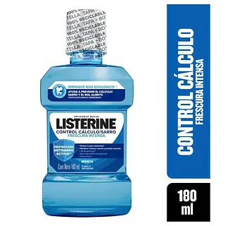 Enjuague Bucal Listerine Control Cálculo 180Ml