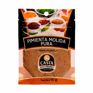 Condimento Pimienta Molida Casta 40Gr