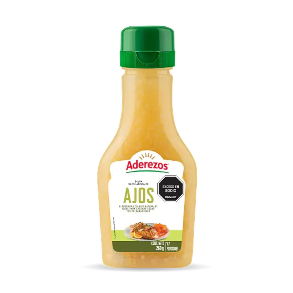 Salsa Sazonadora Ajos Aderezo 260Gr