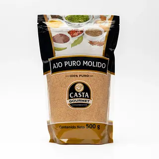 Condimento Ajo Puro Molido Casta 500Gr