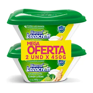 Lavaloza Lozacrem Crema Limo 2Unx450Gr