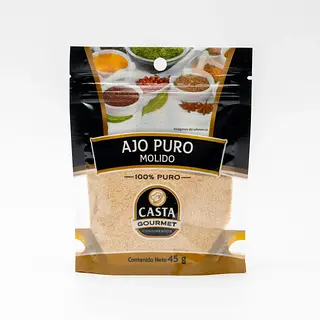 Condimento Ajo Puro Molido Casta 45Gr