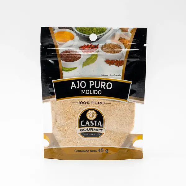 Condimento Ajo Puro Molido Casta 45Gr