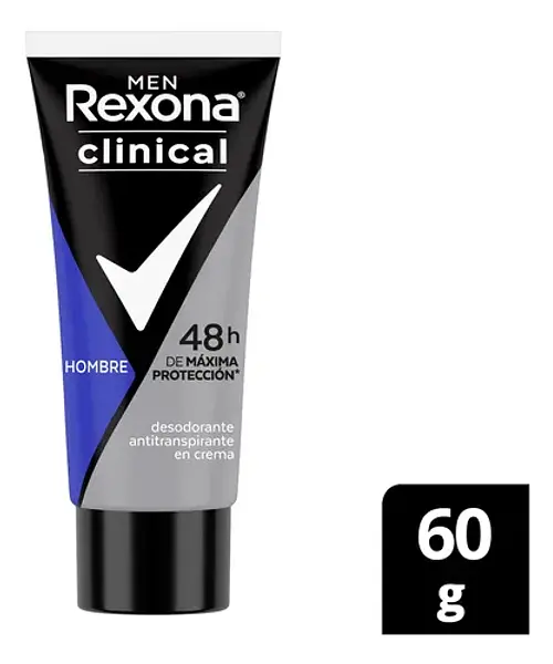 Desodorante Rexona Tubo Clinical Men 60Gr
