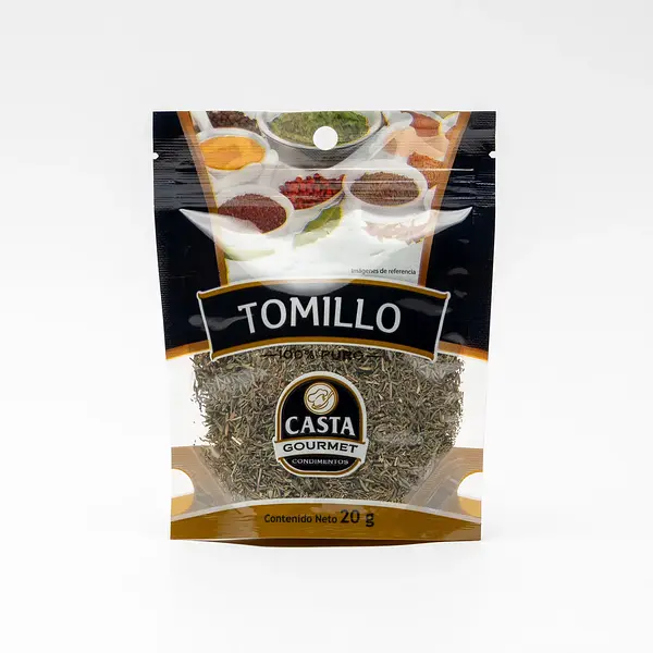 Condimento Tomillo Puro Casta 20Gr