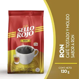 Cafe Sello Rojo Ron 120Gr