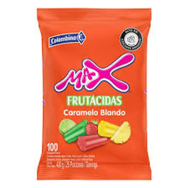 Caramelo Blando Max Frutacidas 100Un