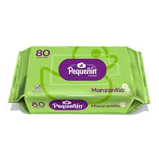 Pañitos Húmedos Pequeñín Manzanilla 80Un