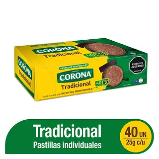 Chocolate Corona 40Unx25Gr