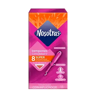 Tampones Nosotras Con Aplicador Súper 6Un