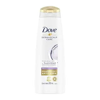 Shampoo Dove Hidratación Y Suavidad 2En1 12Unx15Ml