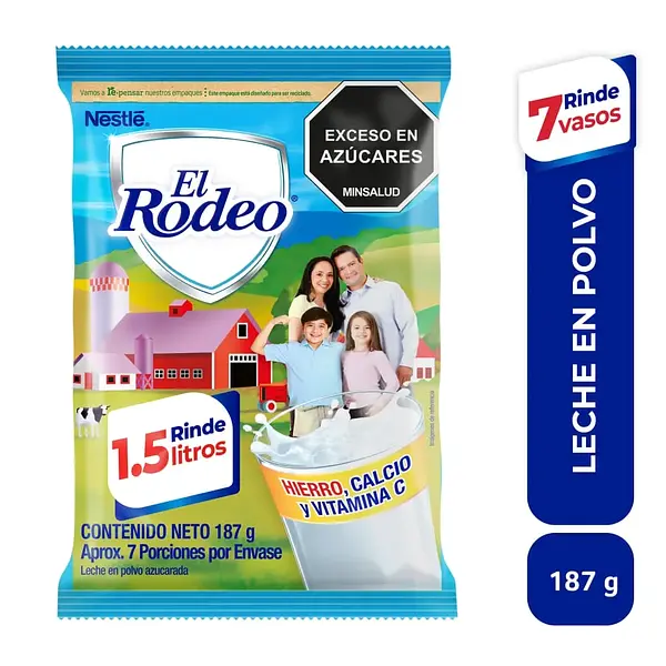 Leche Polvo Rodeo 187Gr
