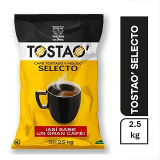 Cafe Tostao Selecto 2500Gr