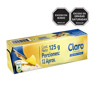 Margarina Claro 125Gr