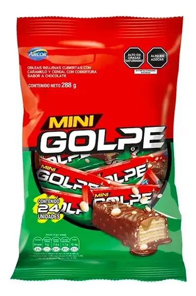 Chocolate Mini Golpe 288Gr