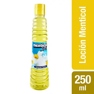 Locion Menticol Amarillo Tapa 250Ml