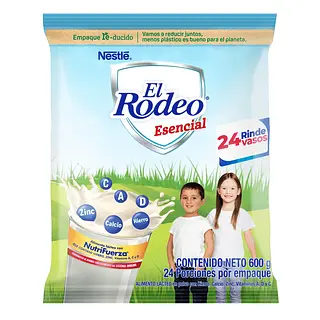 Leche Polvo Rodeo Esencial 600Gr