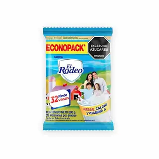 Leche Polvo El Rodeo 800Gr