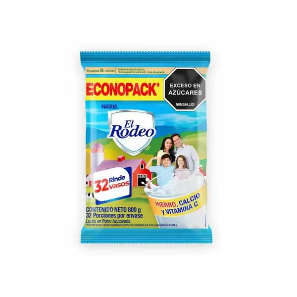 Leche Polvo El Rodeo 800Gr
