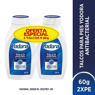 Talco Para Pies Yodora 120Gr