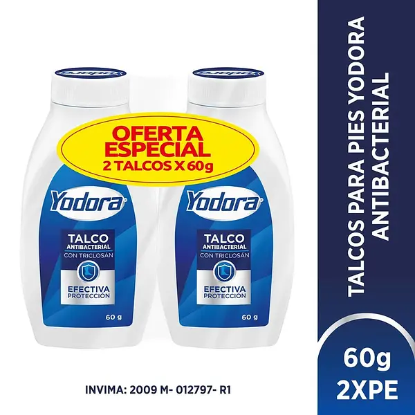 Talco Para Pies Yodora 120Gr