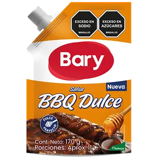 Salsa Bbq Dulce Bary 170Gr