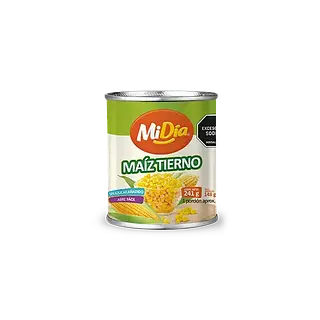 Enlatado Maiz Tierno Mi Dia 241Gr