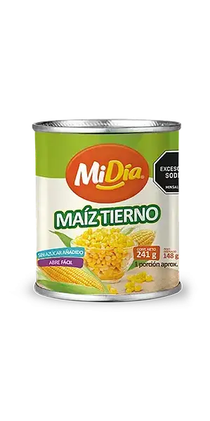 Enlatado Maiz Tierno Mi Dia 241Gr