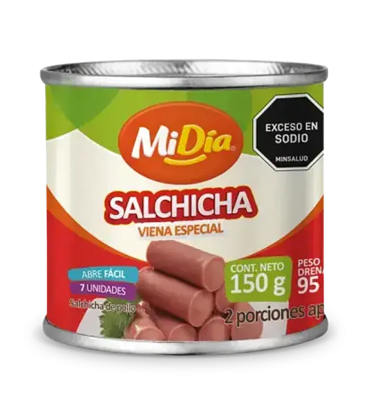 Enlatado Salchicha Mi Dia 150Gr