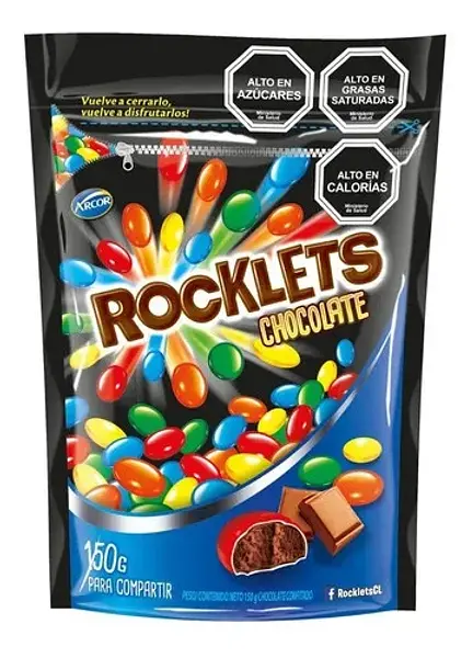 Chocolate Rocklets 150Gr