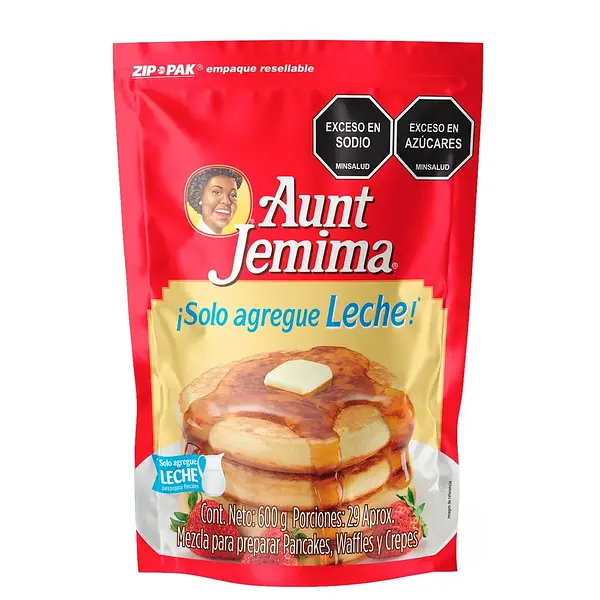 Pancake Aunt Jemima Solo Leche 600gr