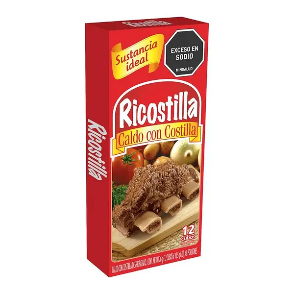 Caldo De Costilla Ricostilla 12un