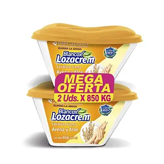 Lavaloza Lozacrem Crema Avena 2unx850gr