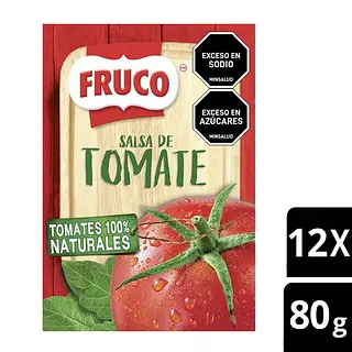 Salsa De Tomate Fruco 12unx80gr