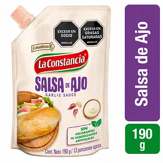 Salsa De Ajo Constancia 190gr