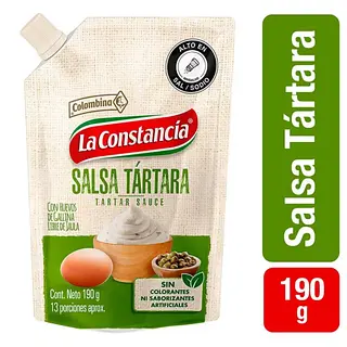 Salsa Tartara Constancia 190gr