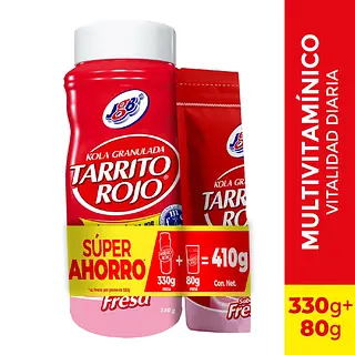 Kola Granulada Jgb Fresa 330gr+80gr