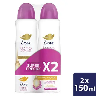 Desodorante Dove Aerosol Orquideas 150ml