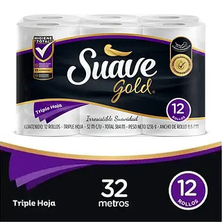 Papel Higienico Suave Gold 12un