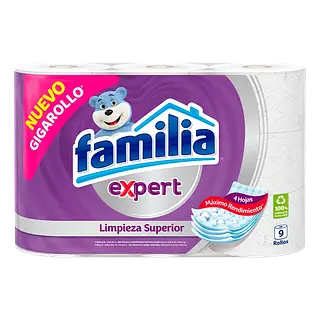 Papel Higienico Familia Expert 9un