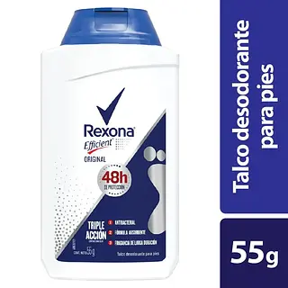 Talco Para Pies Rexona Efficient 55gr