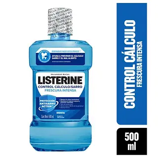 Enjuague Bucal Listerine Control Cálculo Frescura Intensa 50
