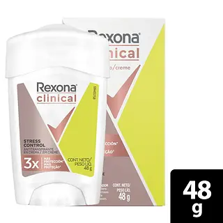 Desodorante Rexona Barra Clinical Women Stress Control 48gr