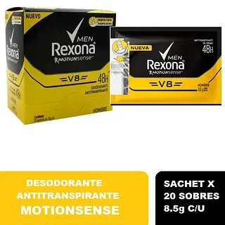 Desodorante Rexona V8 20unx8.5gr