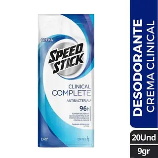 Desodorante Speed Stick Clinical Sachet 20unx9gr